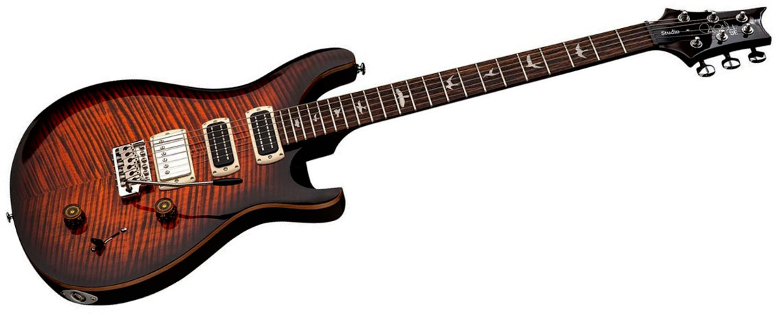 Prs Studio Se 1h 2mh Trem Rw - Orange Tiger Smokeburst - Double Cut E-Gitarre - Variation 2