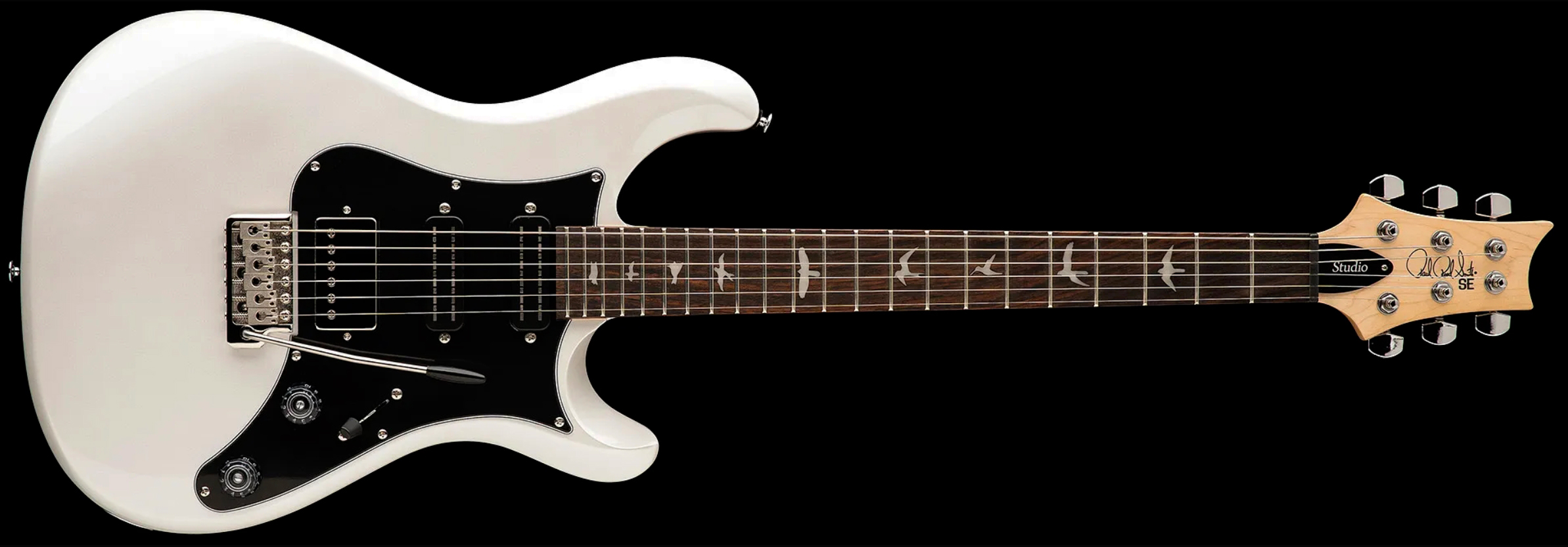 Prs Studio Standard Se (wing Tuners) 1h 2mh Trem Rw - Pearl White - Double Cut E-Gitarre - Variation 3