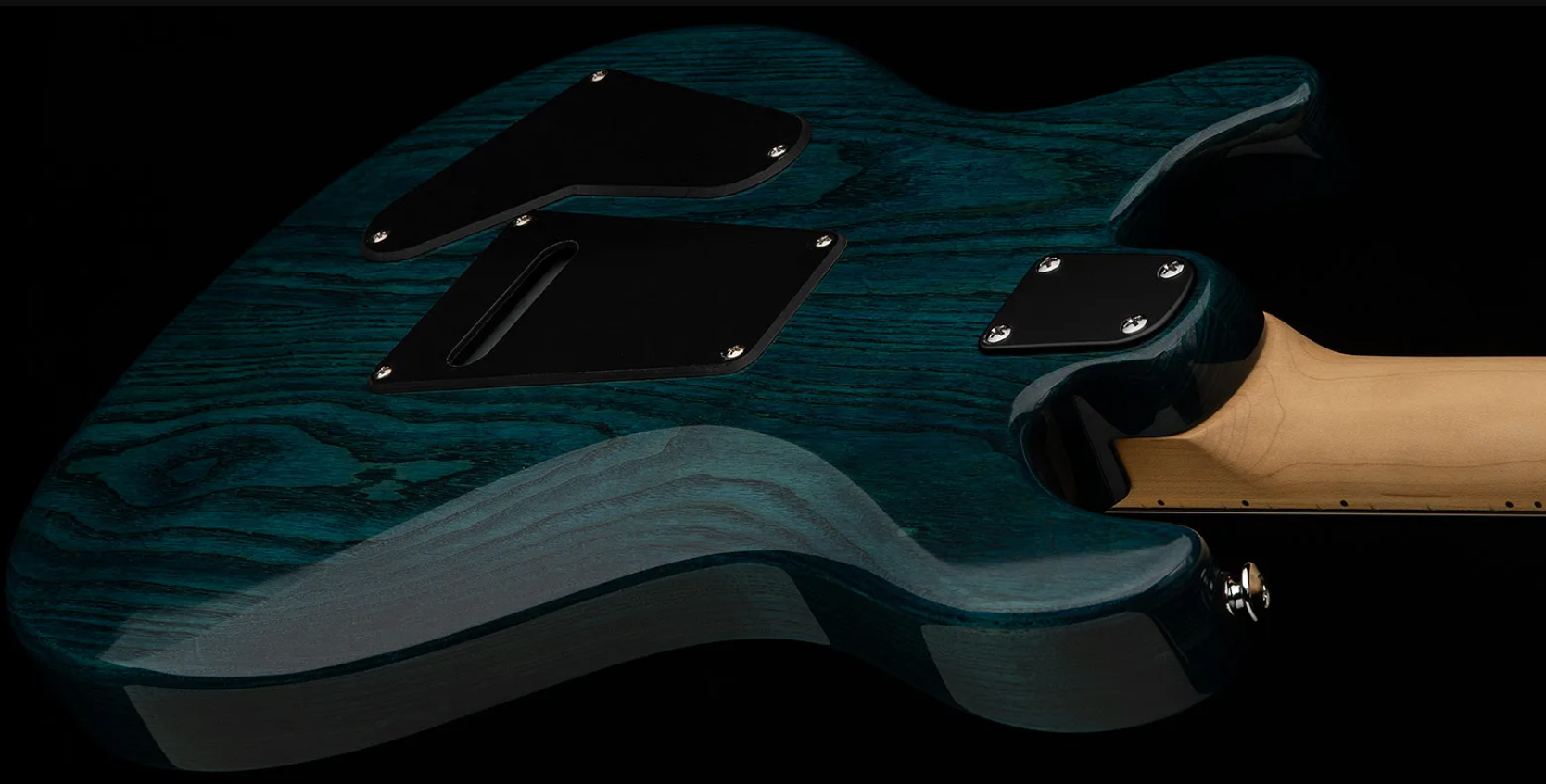 Prs Swamp Ash Special 5-way Switch Se Hsh Trem Mn - Iridescent Blue - Double Cut E-Gitarre - Variation 4