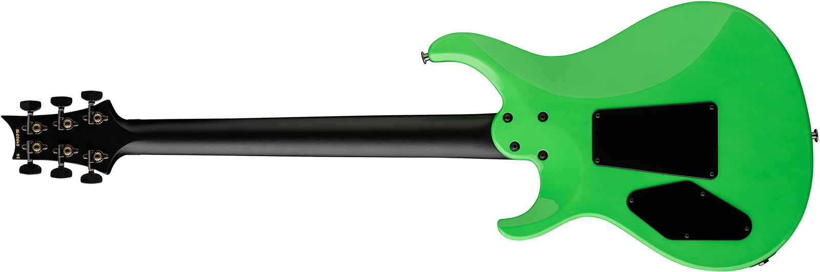 Prs Tekton Floyd Usa 2h Fr Eb - Neon Green - Double Cut E-Gitarre - Variation 1
