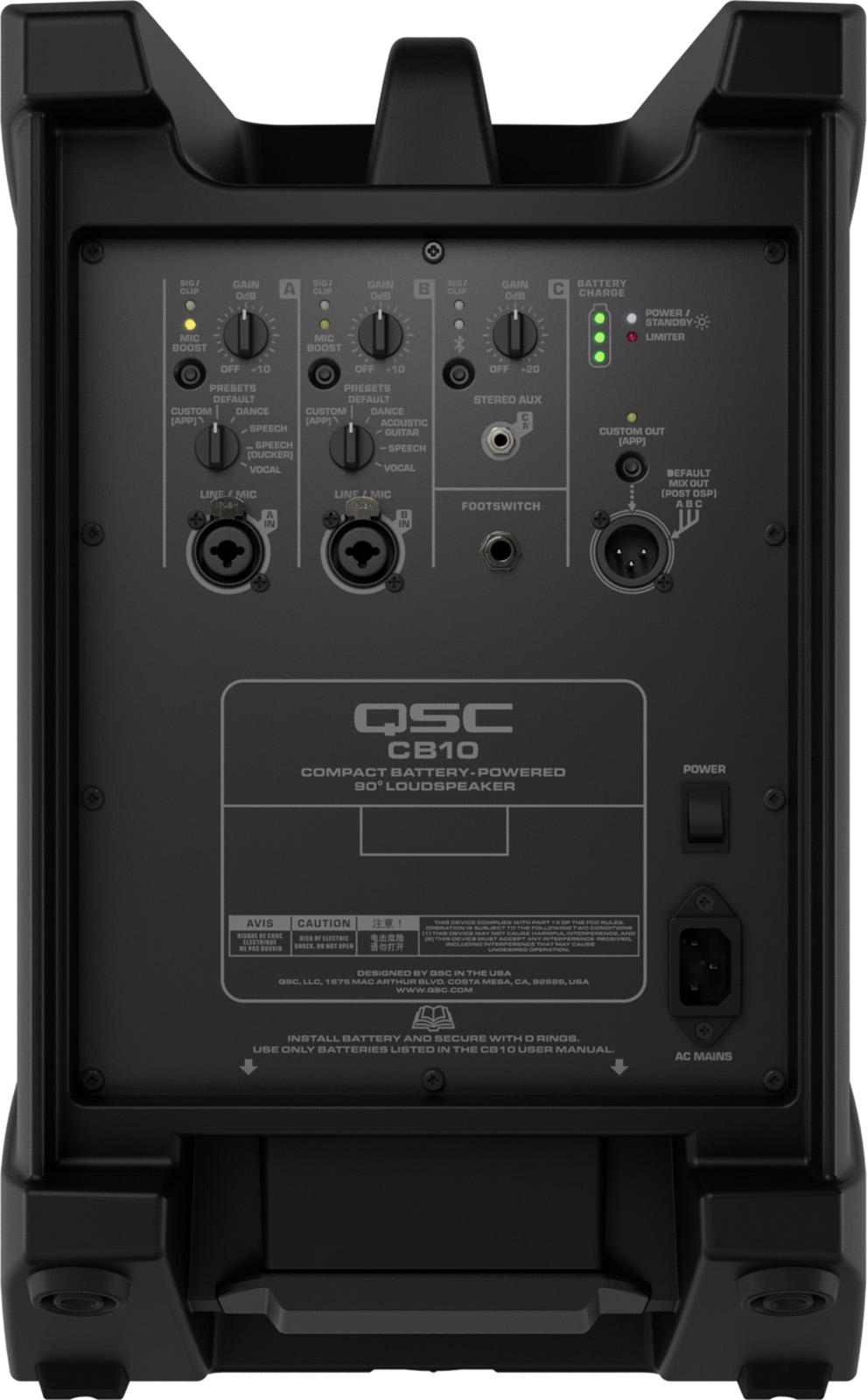 Qsc Cb10 - Mobile PA-Systeme - Variation 2