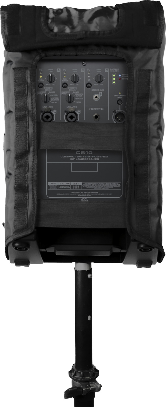 Qsc Cb10-vcr - Tasche für Lautsprecher & Subwoofer - Variation 2