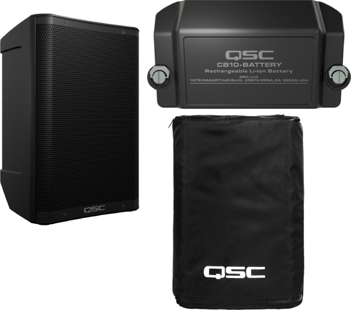 Qsc Cb10  + Housse + Batterie - Mobile PA-Systeme - Main picture