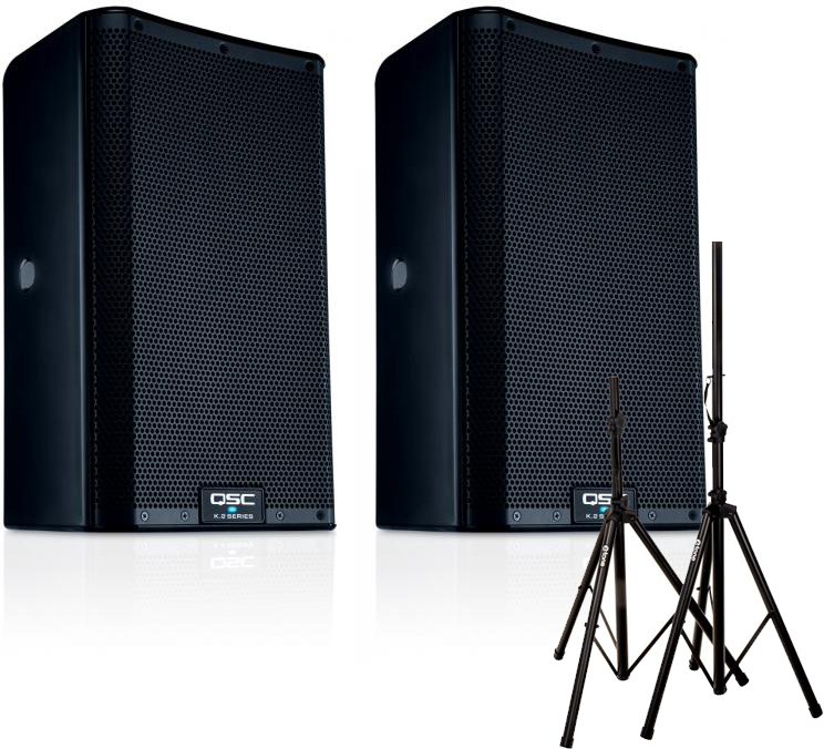 Qsc K8.2 + Stand Xh6310 - Komplettes PA System Set - Main picture