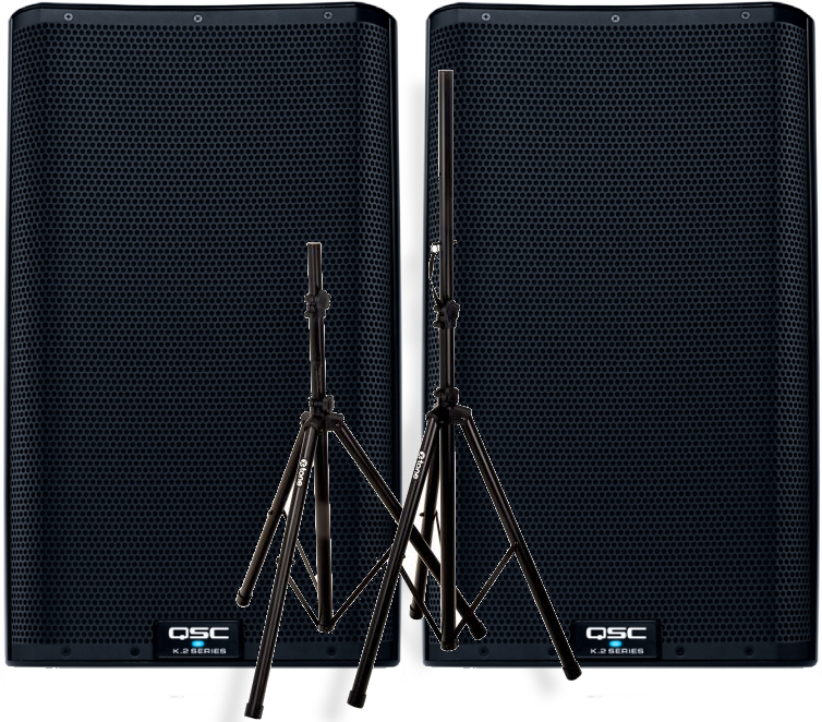 Qsc Pack K10.2 + Pieds - Komplettes PA System Set - Main picture
