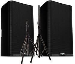 Komplettes pa system set Qsc Bundle K12.2 avec stands