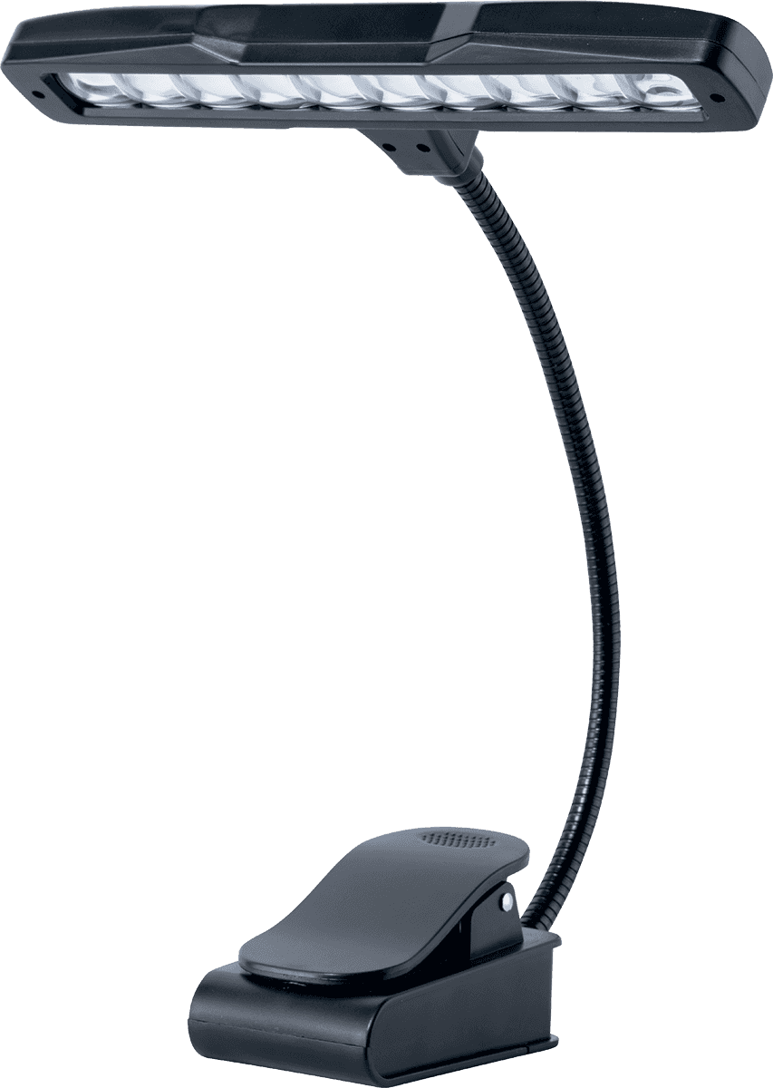 Quiklok Lampe 10 Led Pour Pupitre Avec Clamp - Noir - Notenständer - Main picture