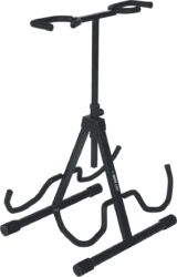 Gitarrenständer Quiklok Universal double guitar stand - black