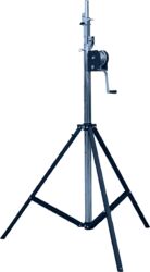 Licht stativ Quiklok Light stand with crank - black/chrome