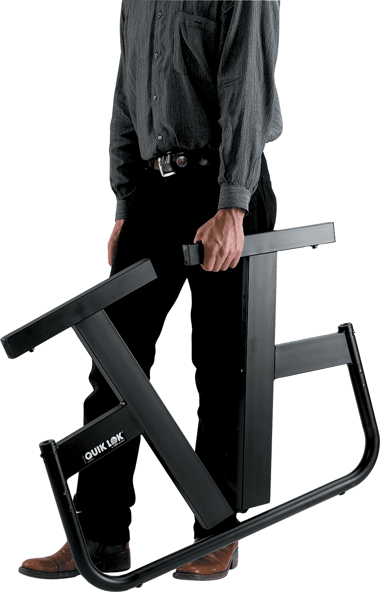 Quiklok Stand Clavier, Hauteur Ajustable - Noir - Keyboardständer - Variation 2