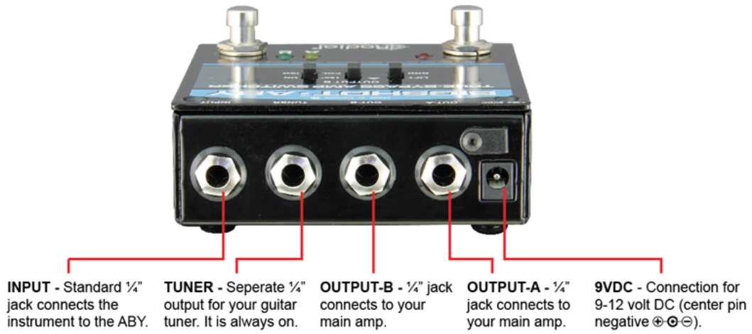 Radial Tonebone Bigshot Aby True-bypass Amp Switcher V2 - Fußschalter & Sonstige - Variation 1