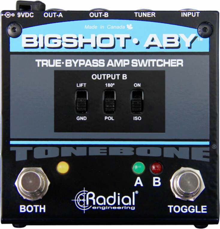Radial Tonebone Bigshot Aby True-bypass Amp Switcher V2 - Fußschalter & Sonstige - Main picture