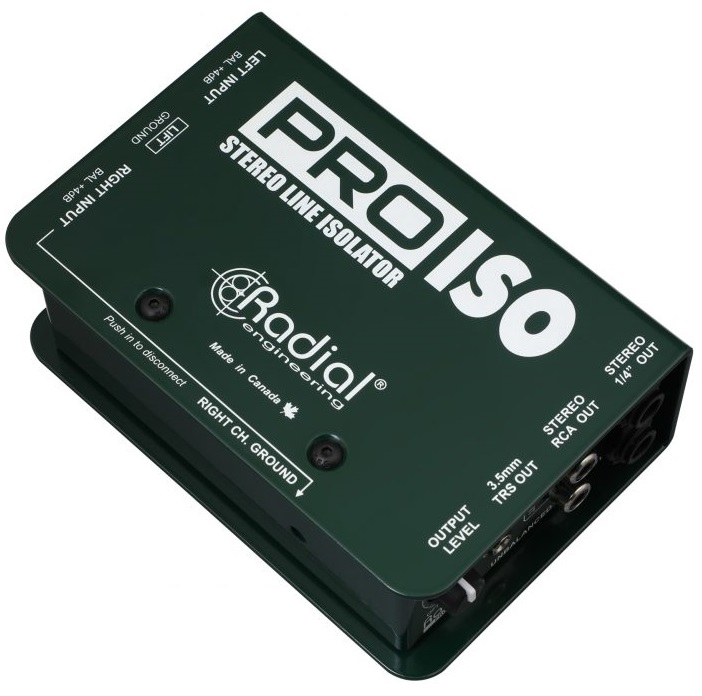 Radial Pro Iso Stereo +4/-10db - Konverter - Variation 1