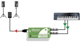 Radial Stagebug Sb-2 Passive - DI Box - Variation 4