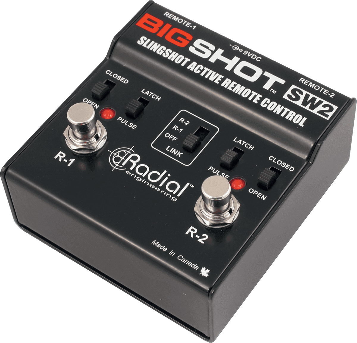 Tonebone Bigshot Sw2 Slingshot Amp Remote Control - Fußschalter für Verstärker - Variation 1