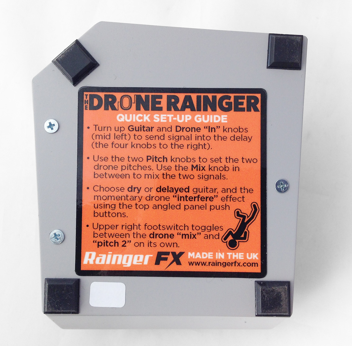 Rainger Fx Drone Rainger Digital Delay - Reverb/Delay/Echo Effektpedal - Variation 3