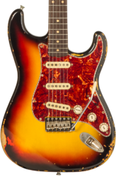 E-gitarre in str-form Rebelrelic S-Series 62 #231009 - 3-Tone Sunburst