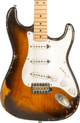 E-gitarre in str-form Rebelrelic S-Series 54 #230103 - Medium aged 2-tone sunburst