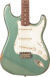 E-gitarre in str-form Rebelrelic S-series 62 #230203 - Light aged sherwood forest green