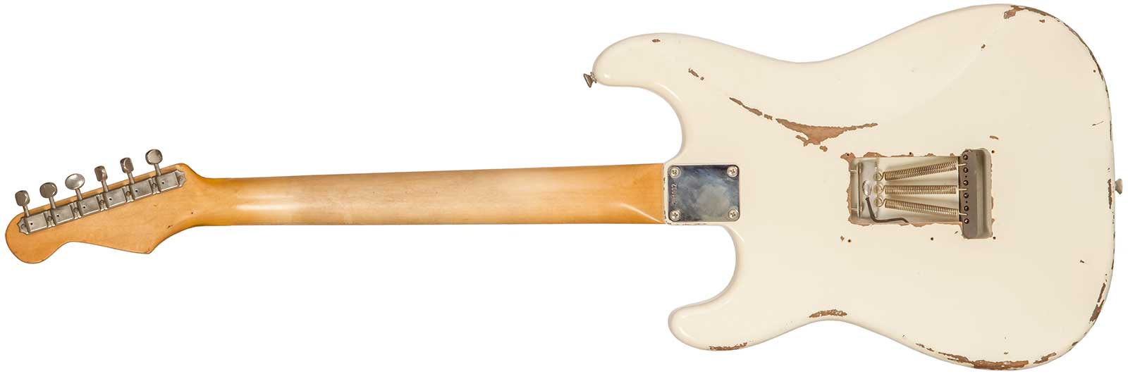 Rebelrelic S-series 1962 3s Trem Rw #231002 - Olympic White - E-Gitarre in Str-Form - Variation 1