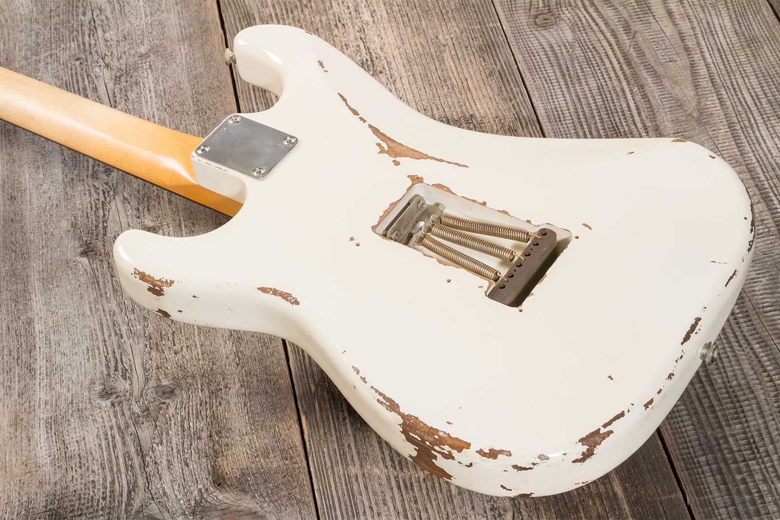 Rebelrelic S-series 1962 3s Trem Rw #231002 - Olympic White - E-Gitarre in Str-Form - Variation 5