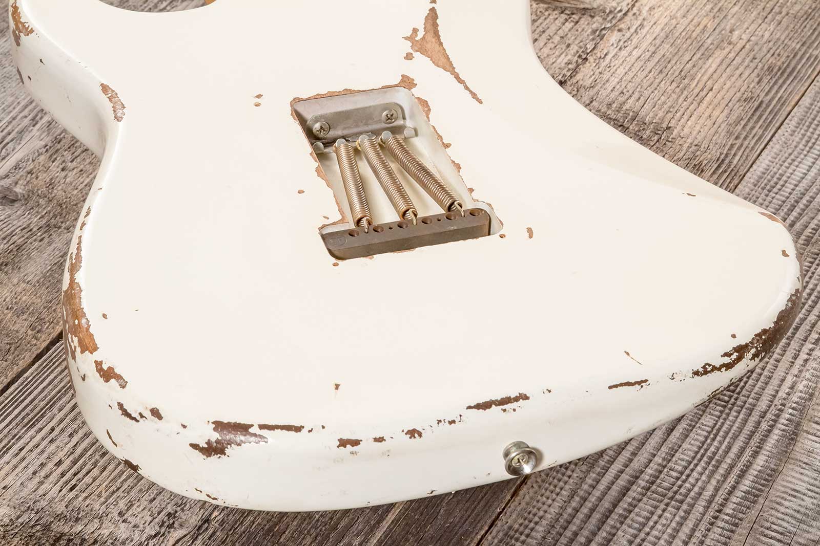 Rebelrelic S-series 1962 3s Trem Rw #231002 - Olympic White - E-Gitarre in Str-Form - Variation 7