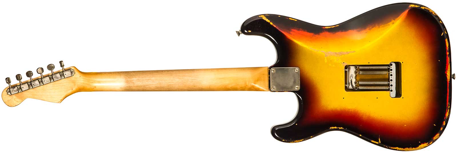Rebelrelic S-series 1962 3s Trem Rw #231009 - 3-tone Sunburst - E-Gitarre in Str-Form - Variation 1