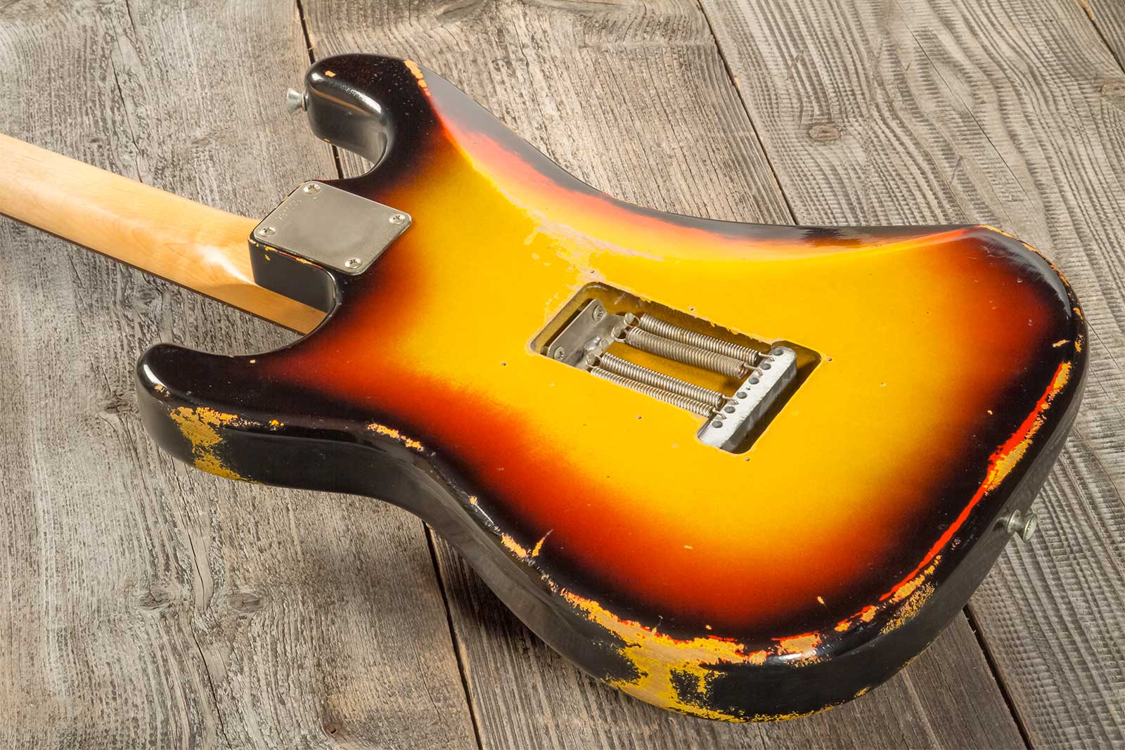 Rebelrelic S-series 1962 3s Trem Rw #231009 - 3-tone Sunburst - E-Gitarre in Str-Form - Variation 5