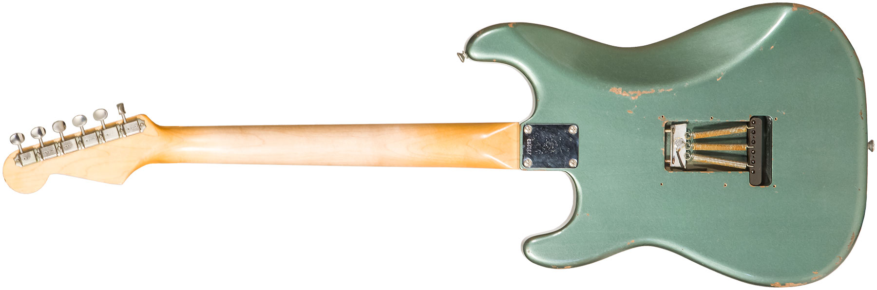 Rebelrelic S-series 62 3s Trem Rw #230203 - Light Aged Sherwood Forest Green - E-Gitarre in Str-Form - Variation 1