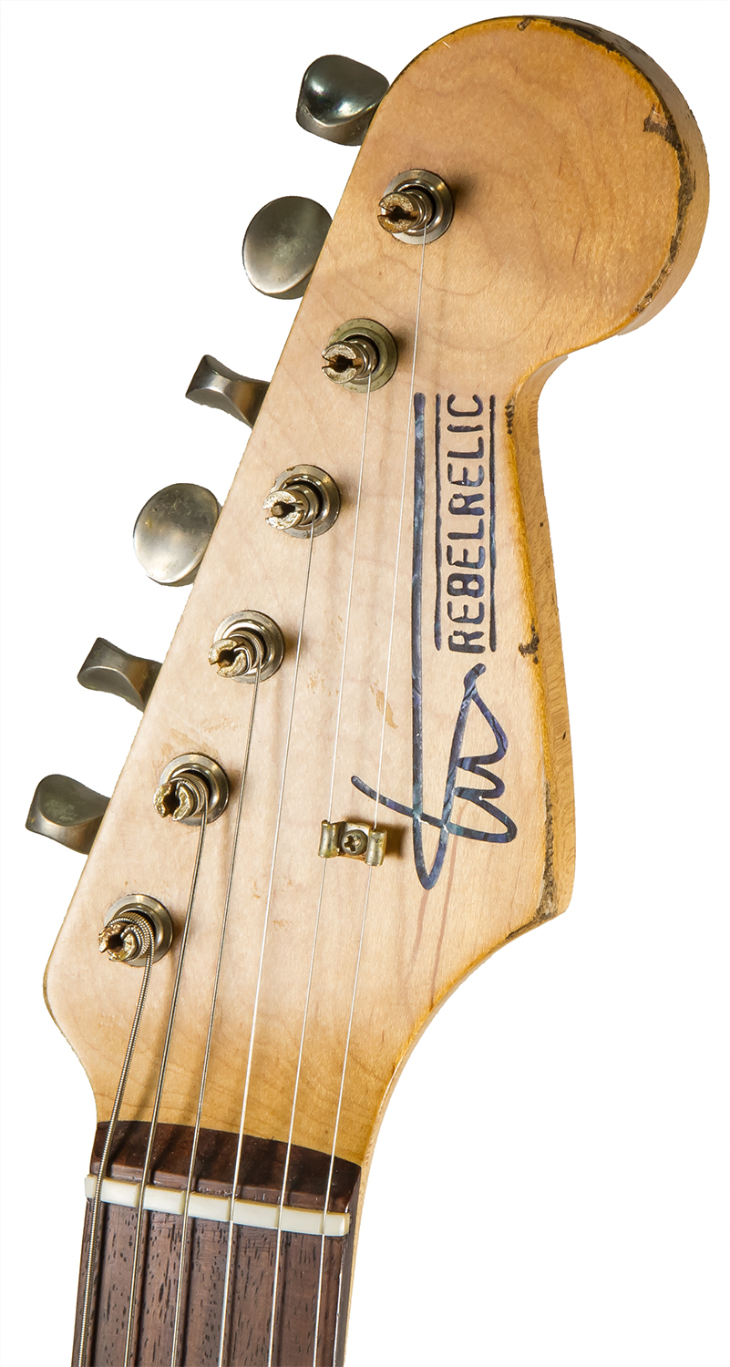 Rebelrelic S-series 62 Rw #62110 - Heavy Aging 3-tone Sunburst - E-Gitarre in Str-Form - Variation 4