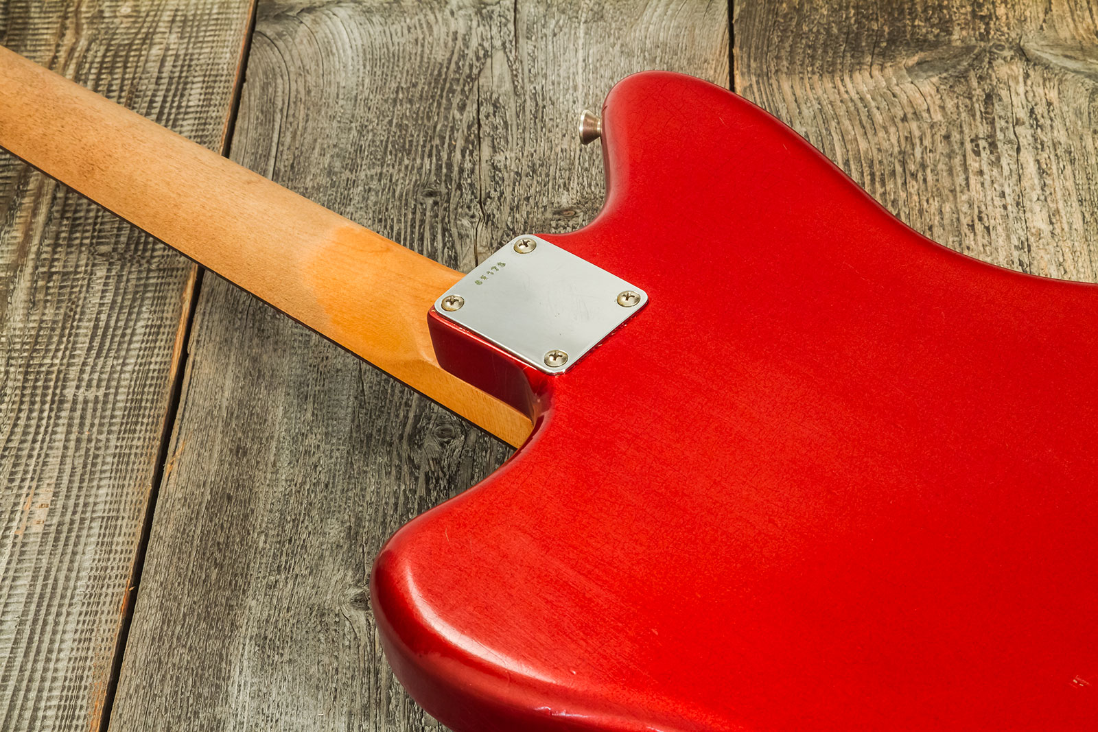 Rebelrelic Wrangler 2h Trem Rw #62175 - Light Aged Candy Apple Red - Semi-Hollow E-Gitarre - Variation 7