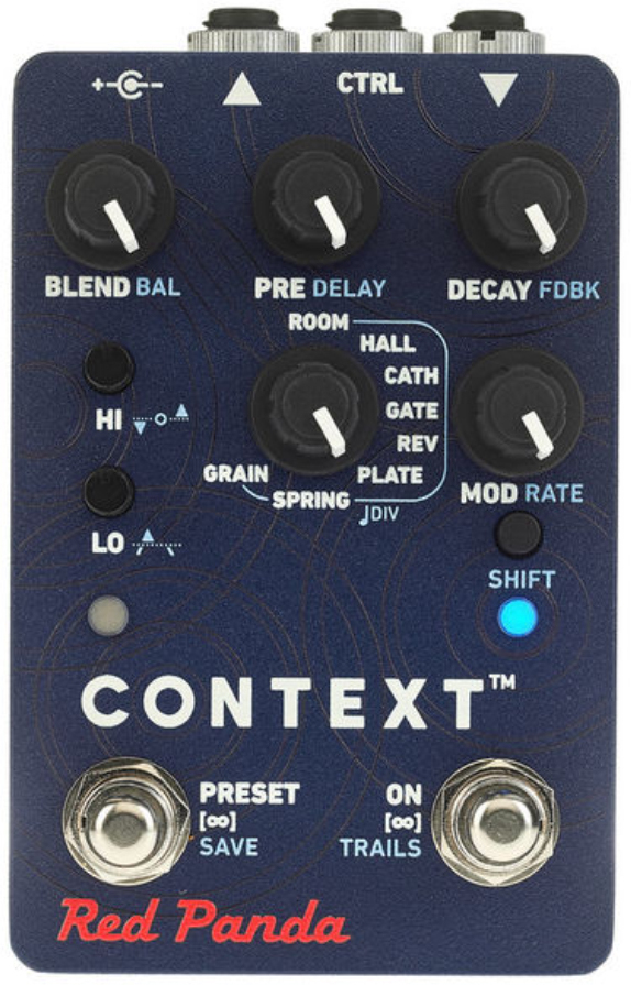 Red Panda Context 2 Reverb - Reverb/Delay/Echo Effektpedal - Main picture