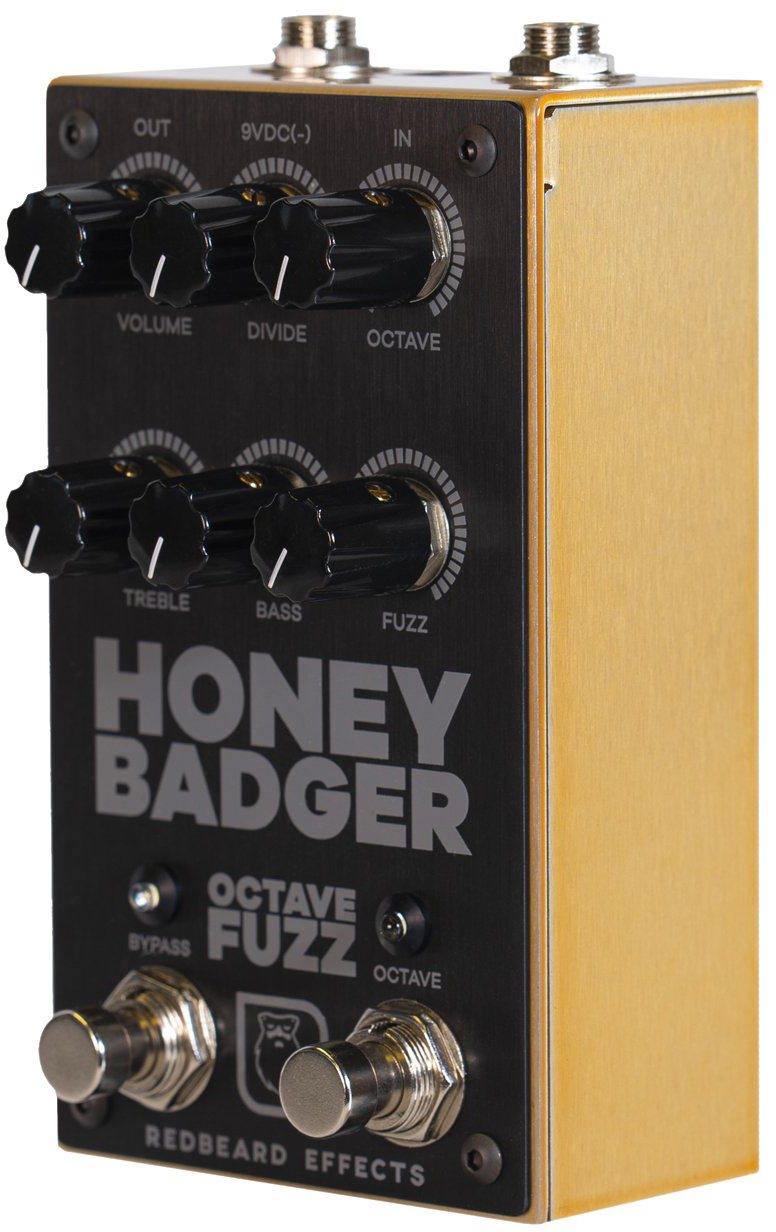 Redbeard Effects Honey Badger Octave Fuzz - Overdrive/Distortion/Fuzz Effektpedal - Variation 1