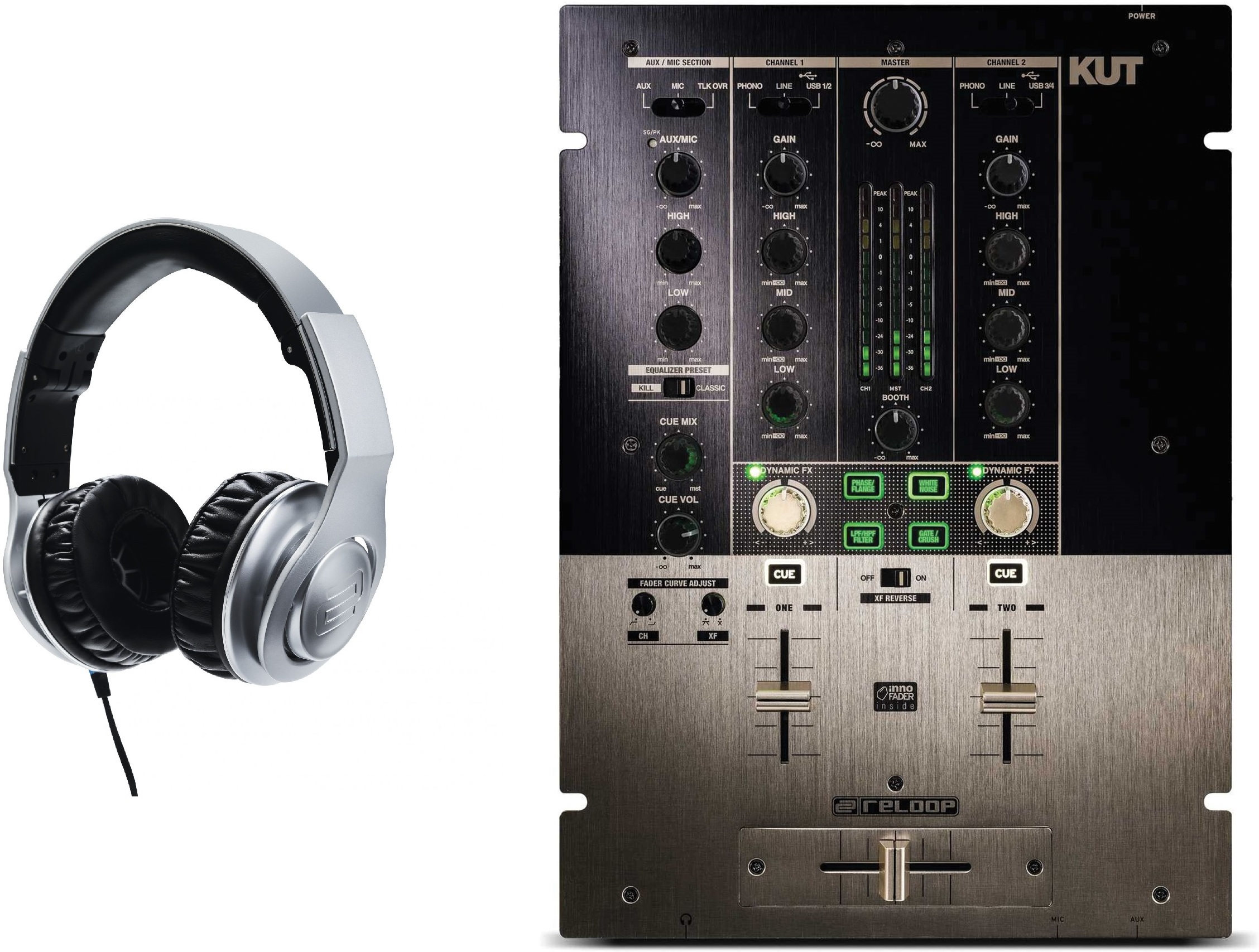 Reloop Kut + Rhp 30 Silver - DJ Sets - Main picture