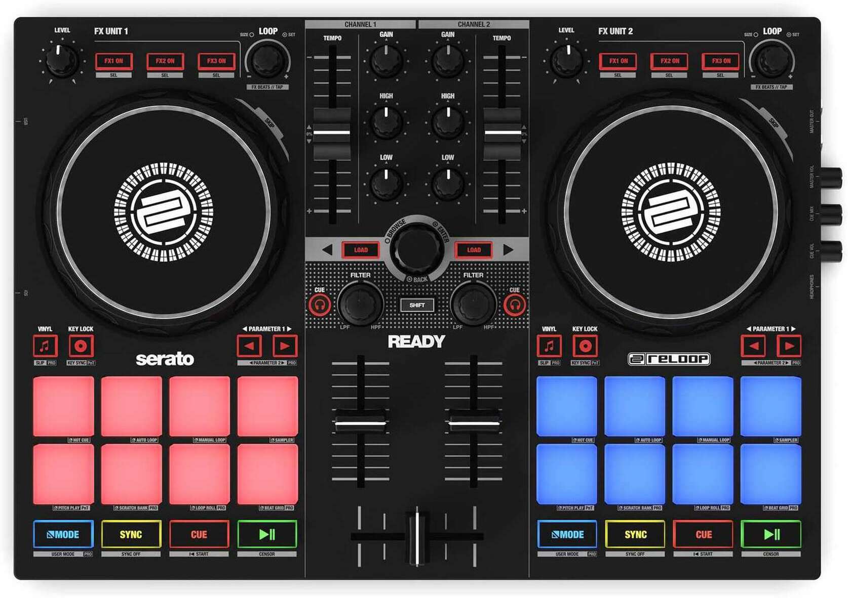 Reloop Ready - USB DJ-Controller - Main picture