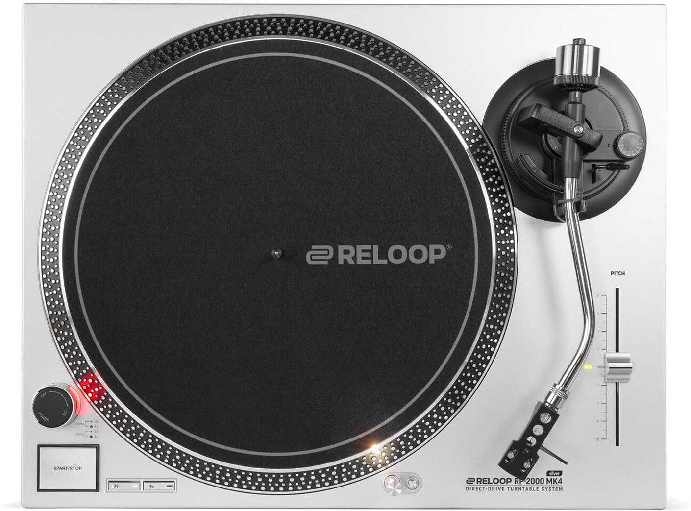 Reloop Rp-2000 Mk4 Silver - Plattenspieler - Main picture