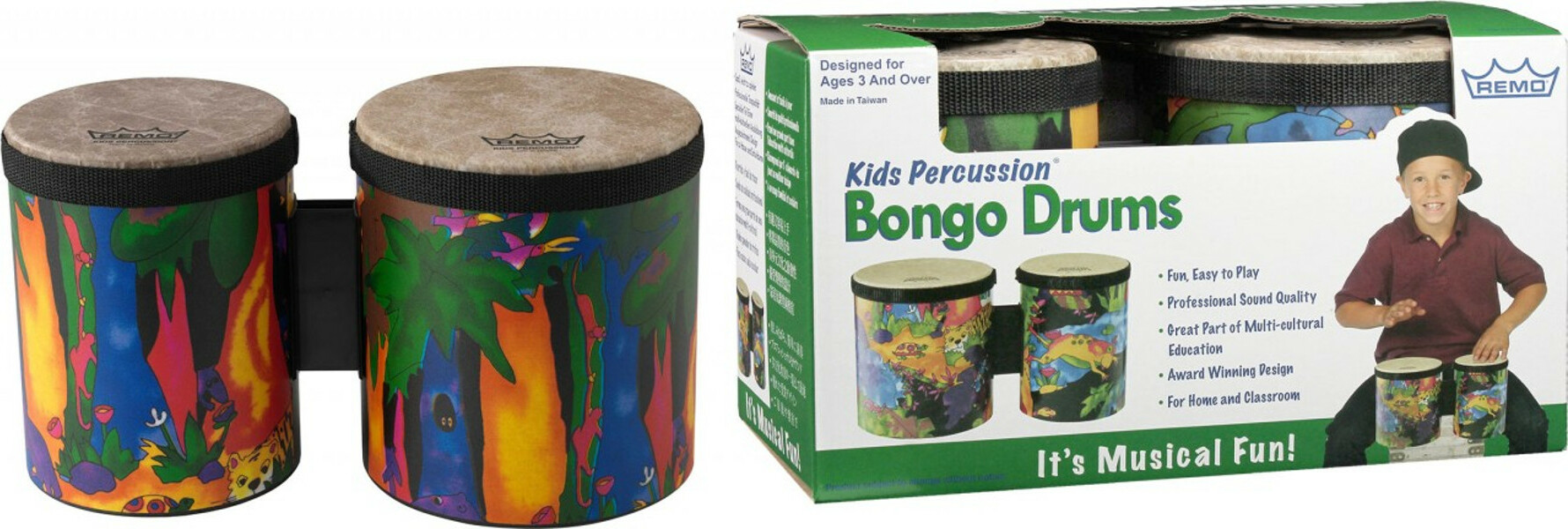 Remo Set Bongos Pour Enfants - Schlagzeug schlagen - Main picture