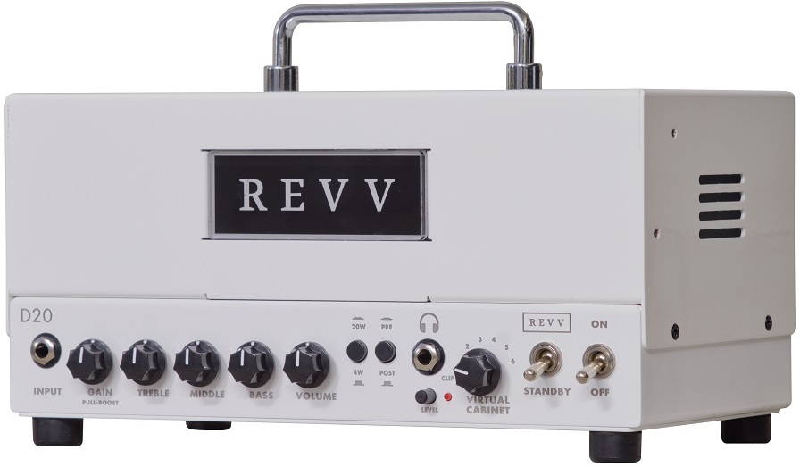 Revv D20 Head 20w White - E-Gitarre Topteil - Main picture