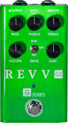 Overdrive/distortion/fuzz effektpedal Revv G2 OVERDRIVE