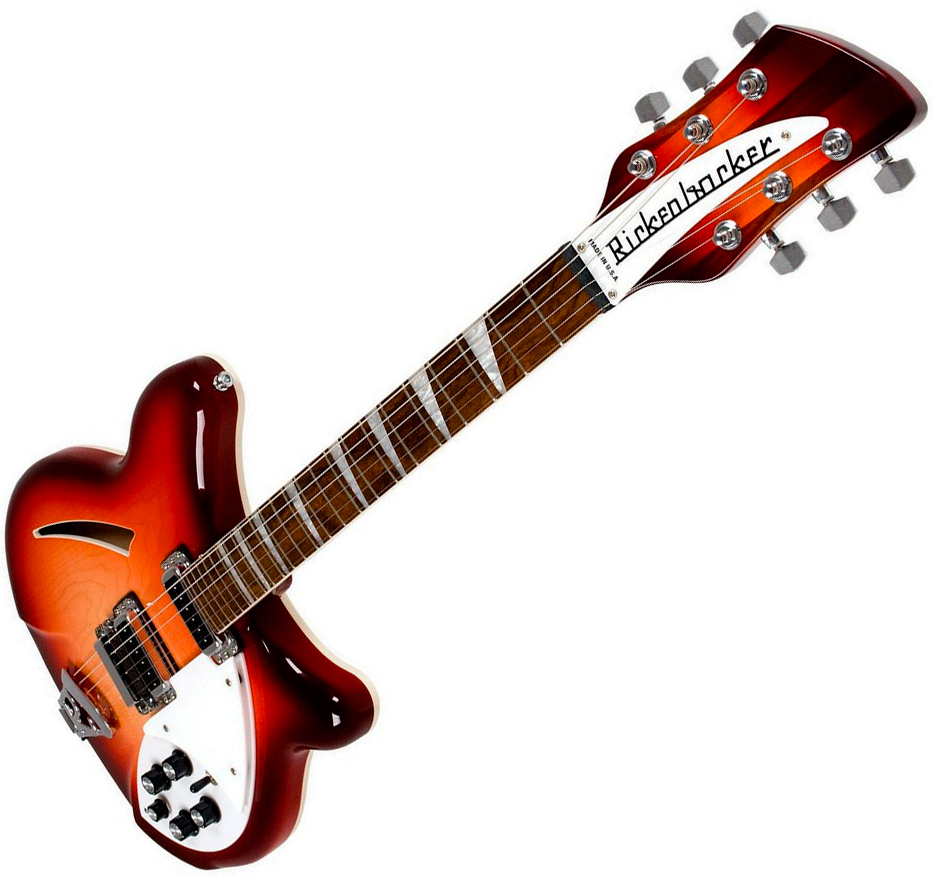 Rickenbacker 360 Fg 2h Ht Rw - Fire Glow - Semi-Hollow E-Gitarre - Variation 1