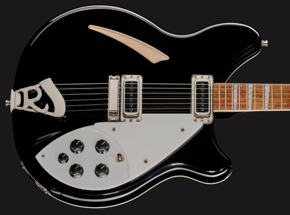 Rickenbacker 360 Jg 2h Ht Rw - Jet Glow - Semi-Hollow E-Gitarre - Variation 1