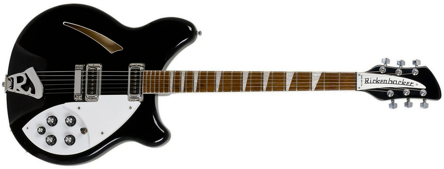 Rickenbacker 360 Jg 2h Ht Rw - Jet Glow - Semi-Hollow E-Gitarre - Main picture