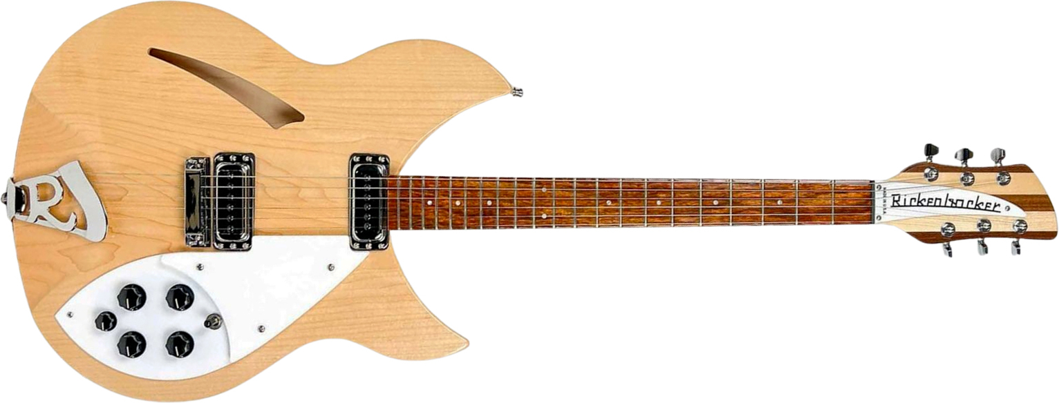 Rickenbacker Model 330 Mg 2s Ht Rw - Natural - Semi-Hollow E-Gitarre - Main picture