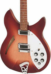 Semi-hollow e-gitarre Rickenbacker 330FG - Fireglo