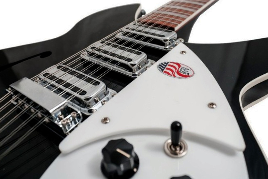 Rickenbacker Model 1993 Plus Jg 12c 2h Ht Rw - Jetglo - Semi-Hollow E-Gitarre - Variation 2