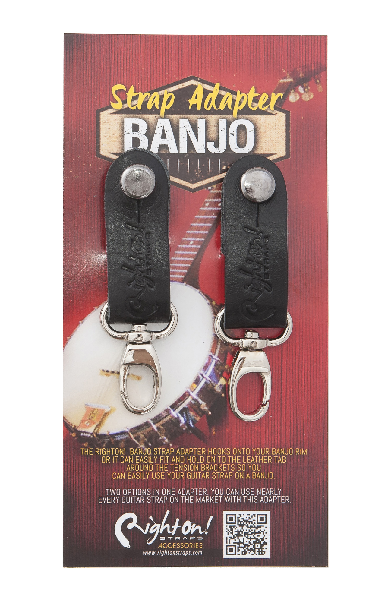 Righton Straps Adaptateur Banjo Cuir Righton Straps Nr - Gitarrengurt - Variation 1