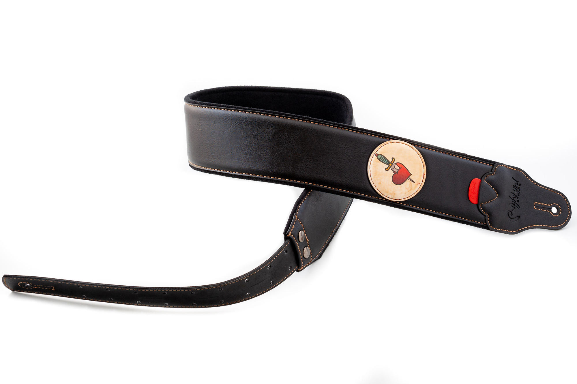 Righton Straps Courroie Vegan Tatoo Heart - Gitarrengurt - Variation 3
