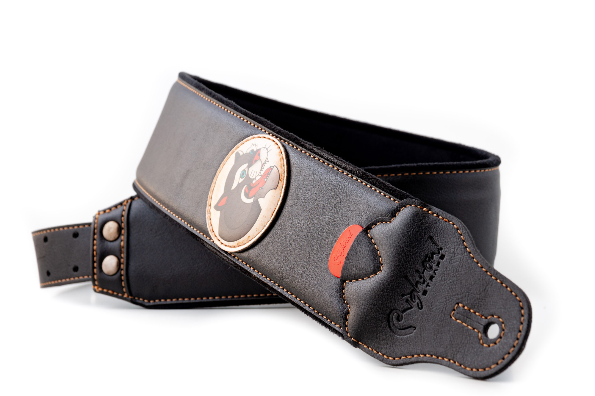 Righton Straps Courroie Vegan Tatoo Panther - Gitarrengurt - Variation 1