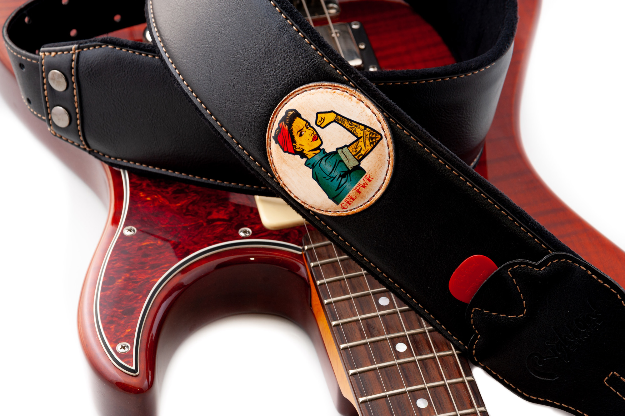 Righton Straps Courroie Vegan Tatoo Pin-up - Gitarrengurt - Variation 4
