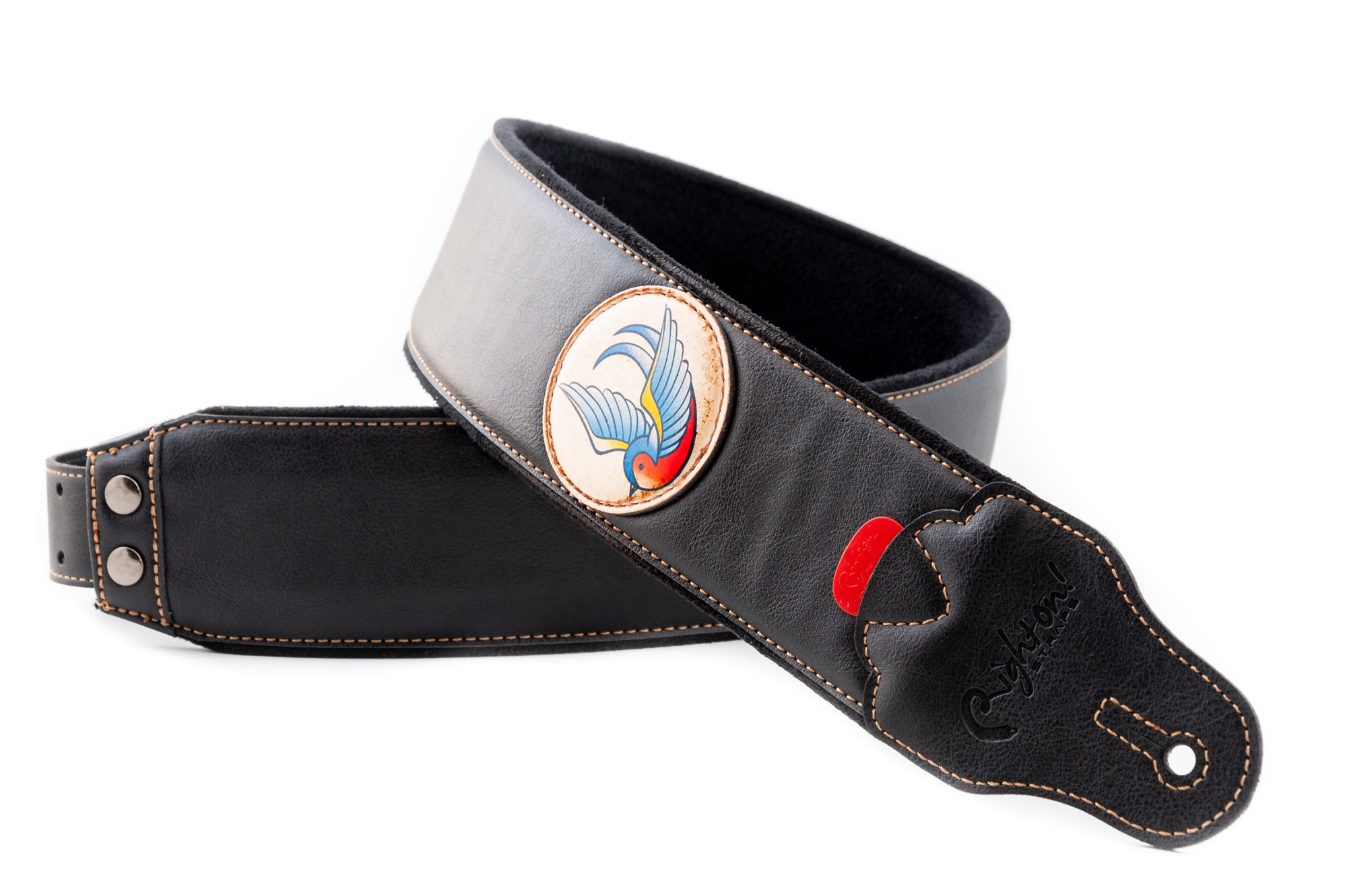 Righton Straps Courroie Vegan Tatoo Swallow - Gitarrengurt - Variation 1